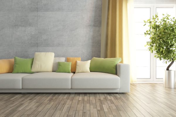 47615958 - concrete wall with sofa interior design